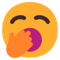 Yawning Face emoji on Microsoft